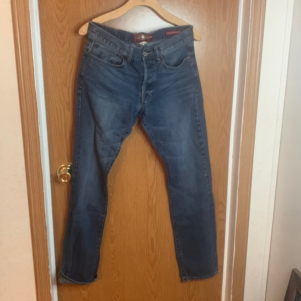 ✅Price Drop! Lucky Brand Men’s 121 Heritage Slim Button Fly Jeans